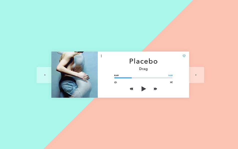 Music player PSD