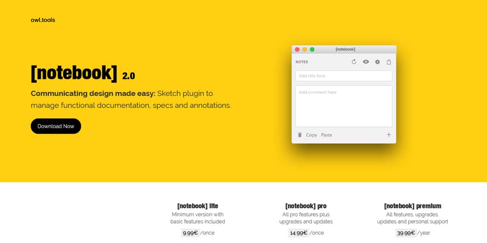 Notebook Sketch Plugin