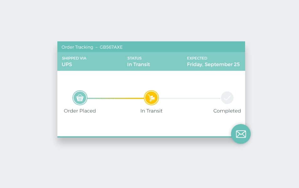 Order Tracking Widget