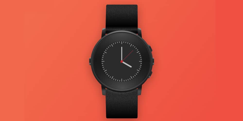 Pebble Time Round Mockup