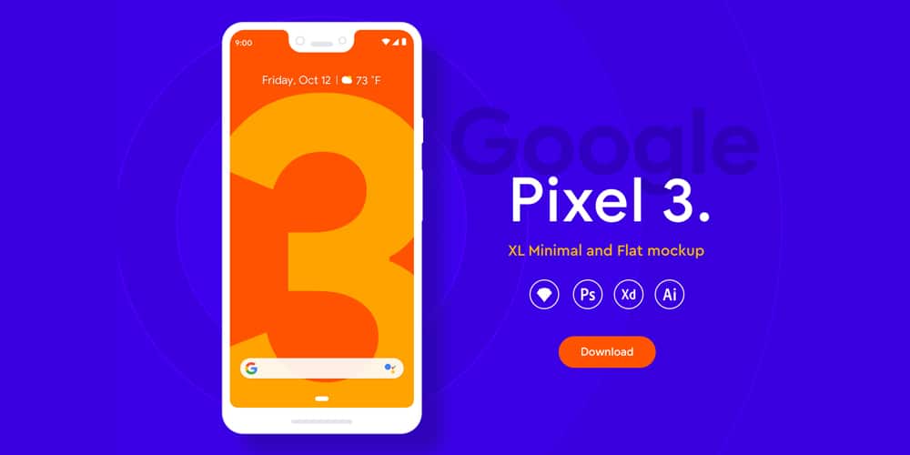 Pixel 3 XL Mockups