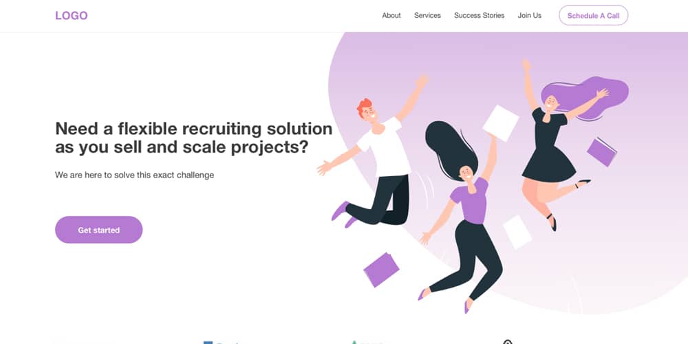 Recruitment Agency Landing Page