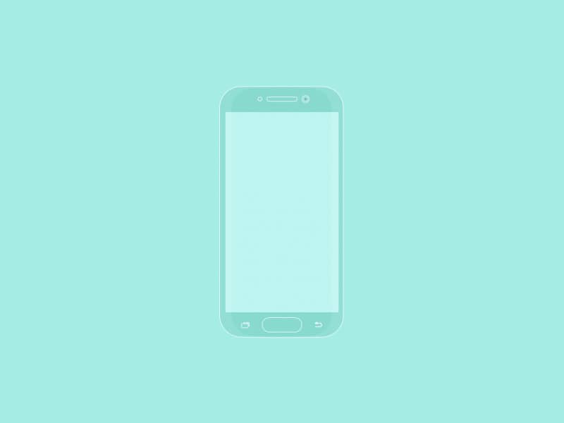 Samsung Galaxy S6 Flat Mockup