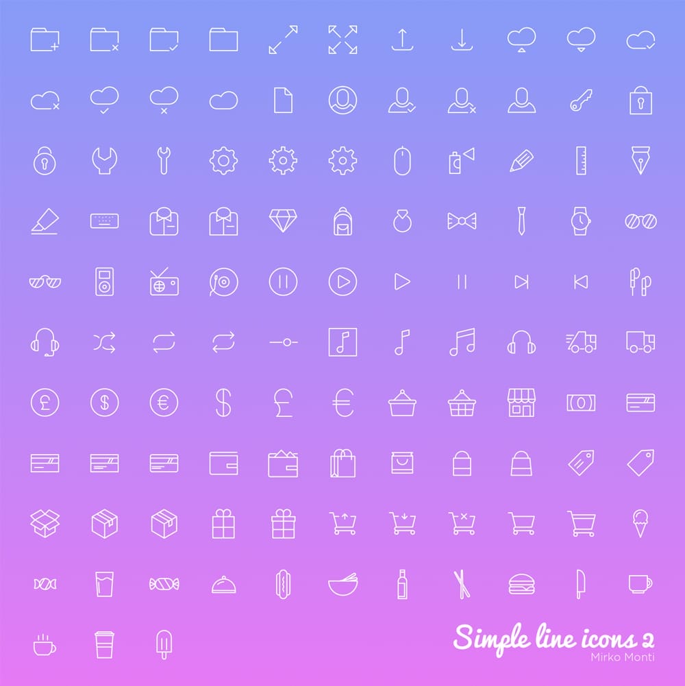 Simple Line Icons