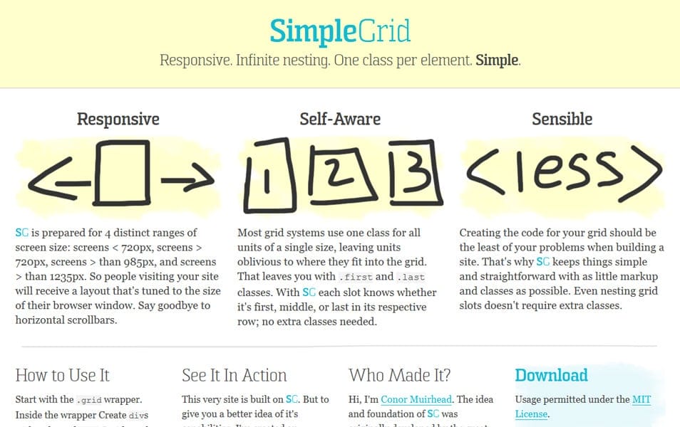 SimpleGrid