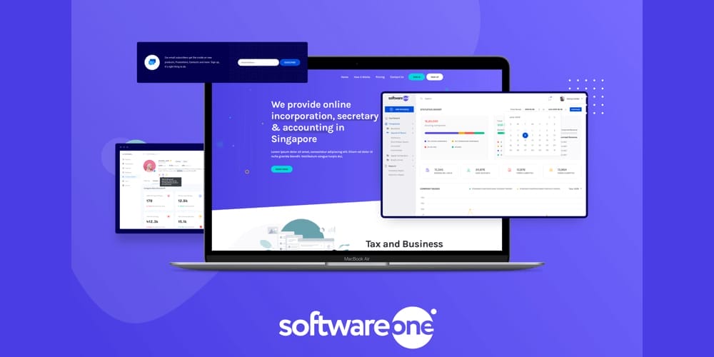 SoftwareOne Landing Page Design