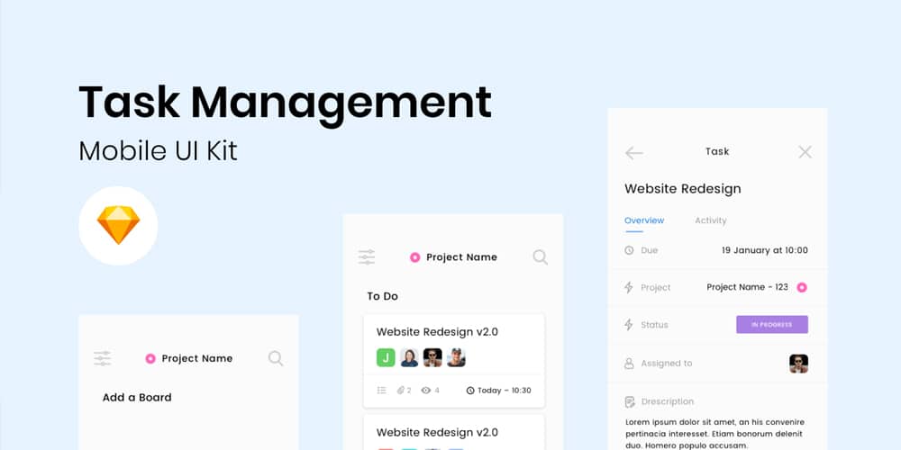 Task Management App UI Kit