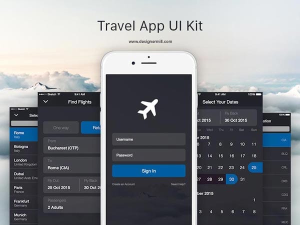 Travel App UI Kit