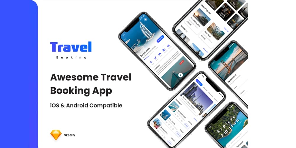 Travel Booking App UI Kit