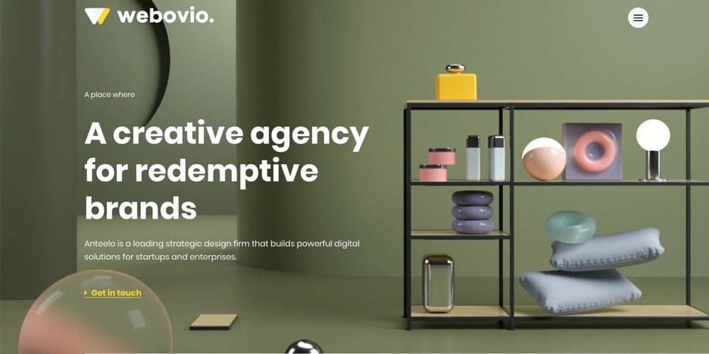 Webovio Creative Agency Web Template