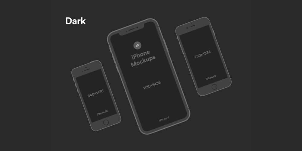 iPhone Vector Mockups