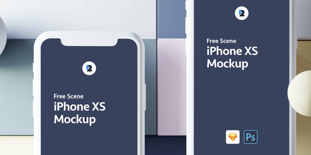 iPhone XS Scene Mockup