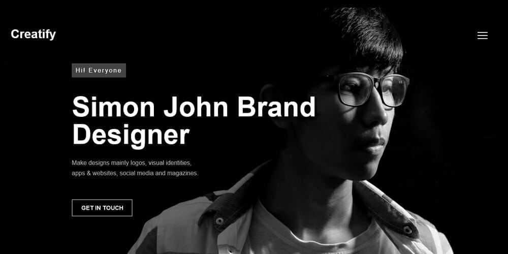 Free Portfolio Website Templates (PSD , HTML) 100 Chris