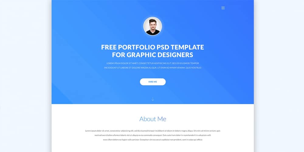 Free Portfolio Website Templates (PSD , HTML) 60 Eskulap