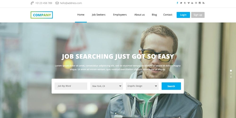 Free Corporate and Business Web Templates PSD 56 Free Business Website Template PSD