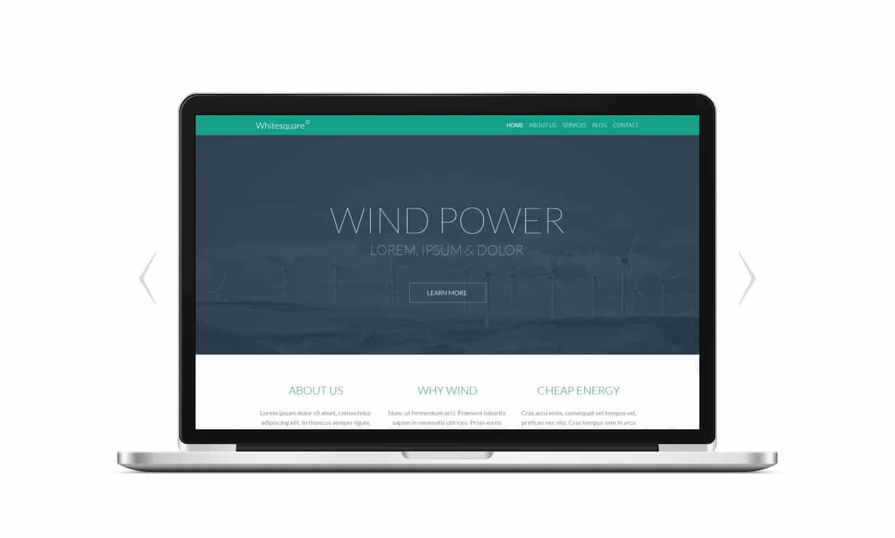 Free Corporate and Business Web Templates PSD 49 Free Flat Corporate Web Template PSD