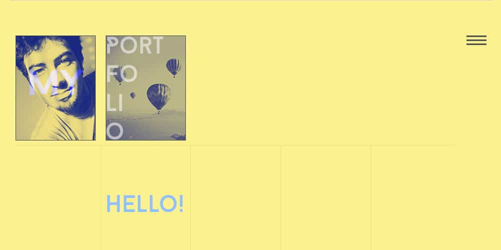 Free Portfolio Website Templates (PSD & HTML) 75 Free Portfolio Template PSD