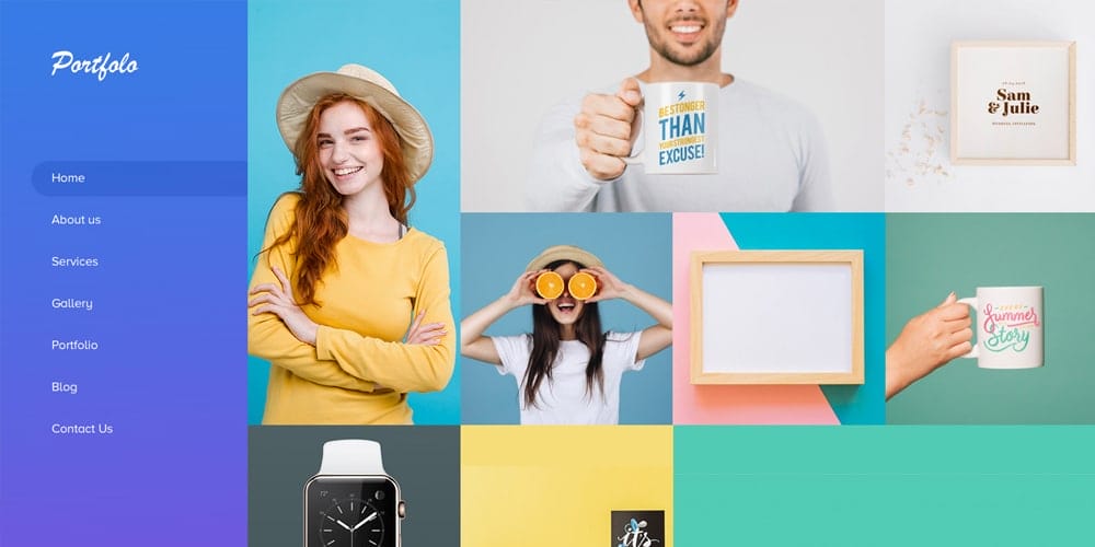 Free Portfolio Website Templates (PSD , HTML) 38 Free Portfolio Template PSD