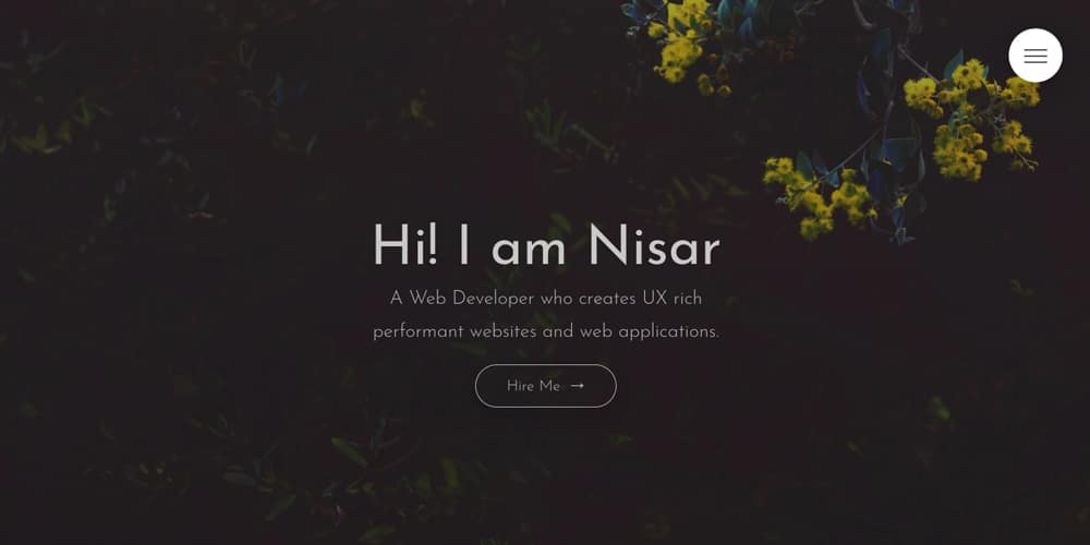 Modern Responsive Portfolio Web Template