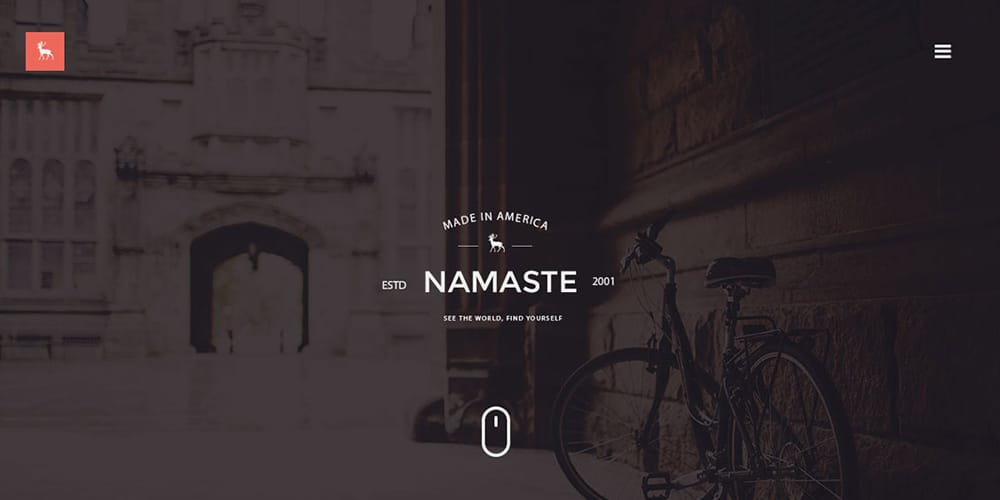 Free Portfolio Website Templates (PSD , HTML) 71 Namaste
