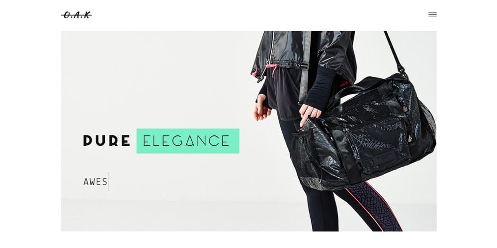 Free Portfolio Website Templates (PSD , HTML) 119 OAK HTML Template for Creative Portfolios