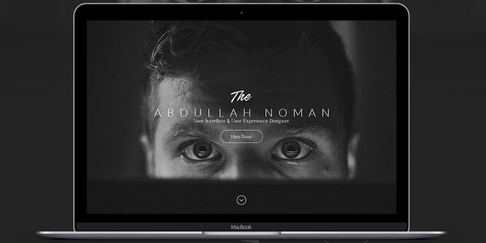 Personal Portfolio Template PSD