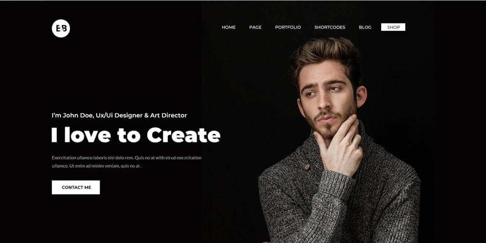 Free Portfolio Website Templates (PSD & HTML) 11 Portfolio Web Design Template
