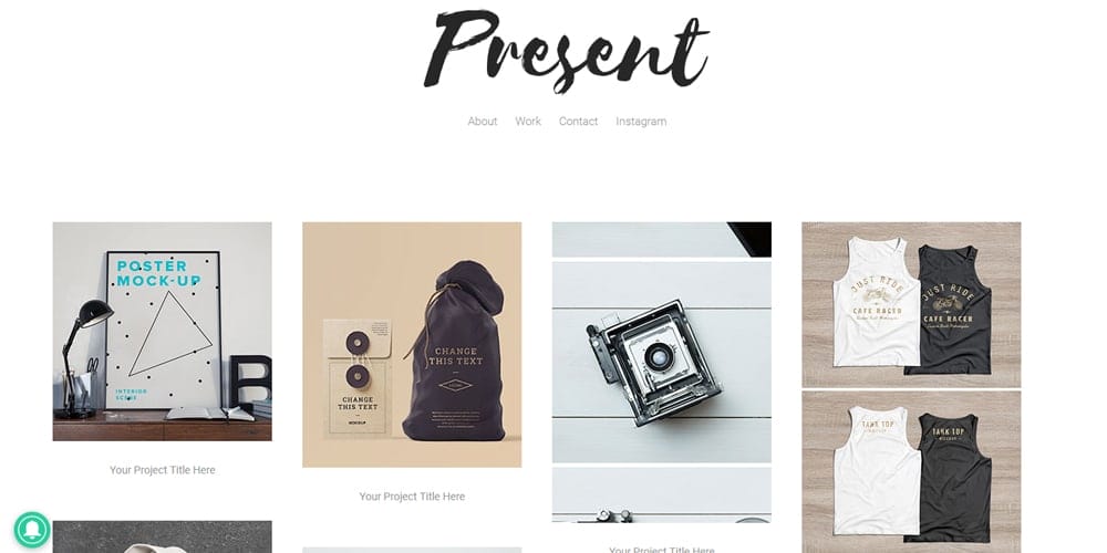 Free Portfolio Website Templates (PSD , HTML) 121 Present