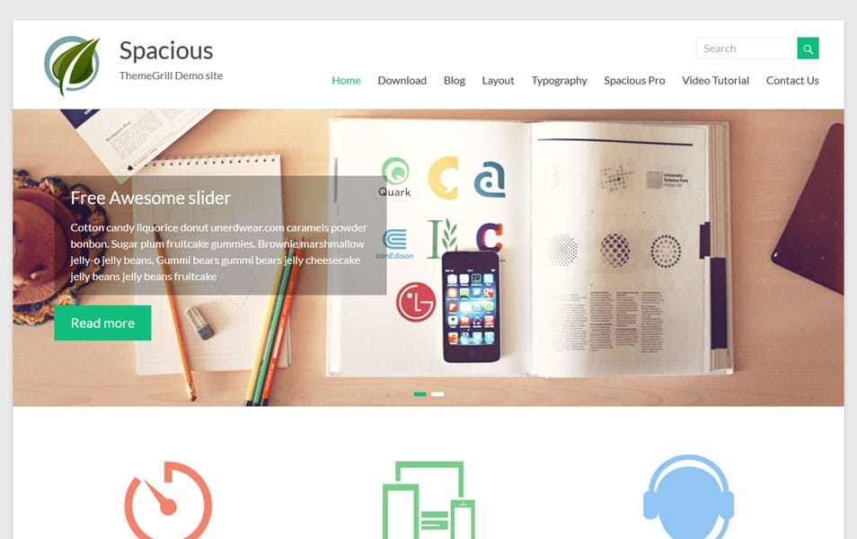 Spacious Business WordPress Theme