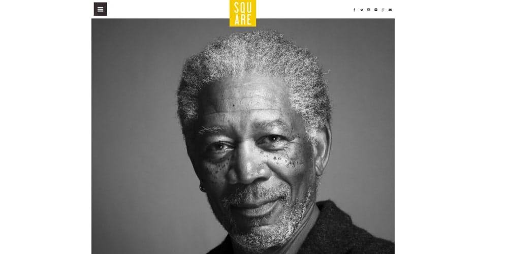 Free Portfolio Website Templates (PSD , HTML) 92 Square Free PSD Template