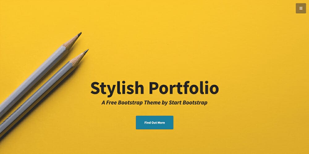 Free Portfolio Website Templates (PSD , HTML) 103 Stylish Portfolio