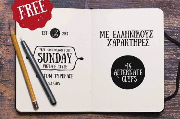 Sunday font