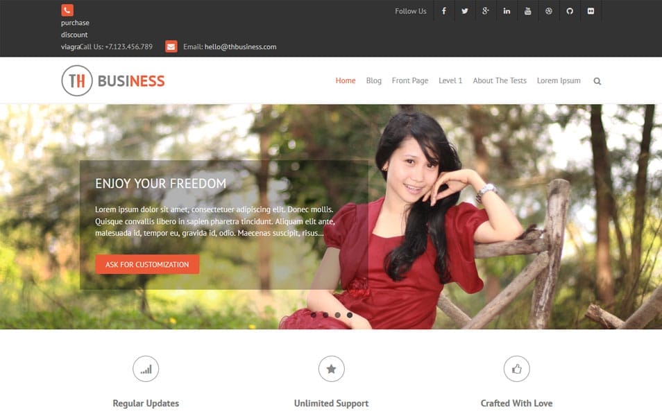 THBusiness WordPress Theme