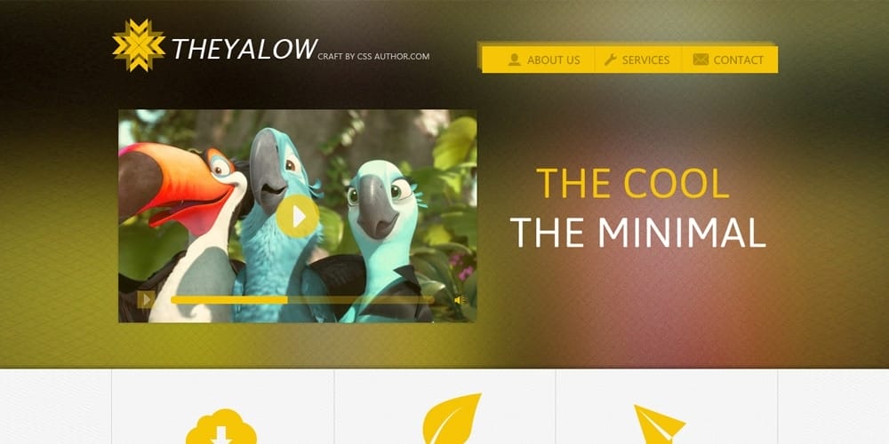 Free Corporate and Business Web Templates PSD 63 THEYALOW