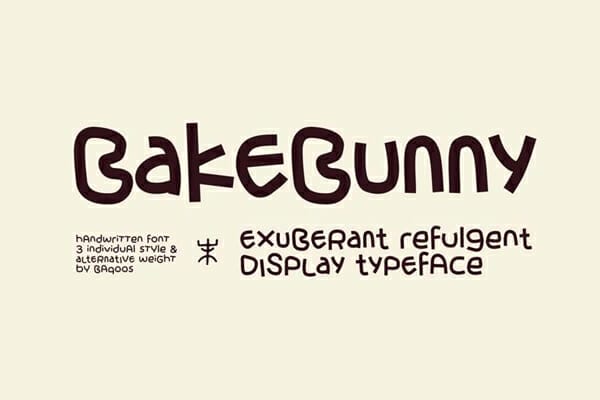 Bake Bunny Font