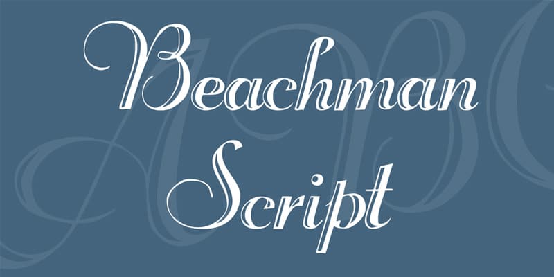 Beachman Script Font