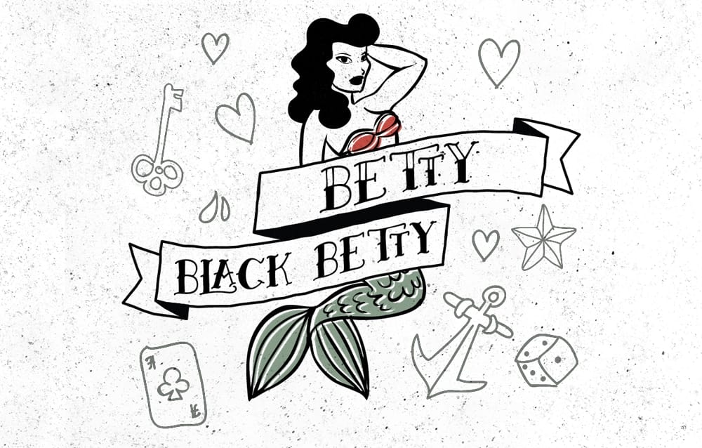 Best Free Retro Fonts for Designers 111 Betty Free Typeface