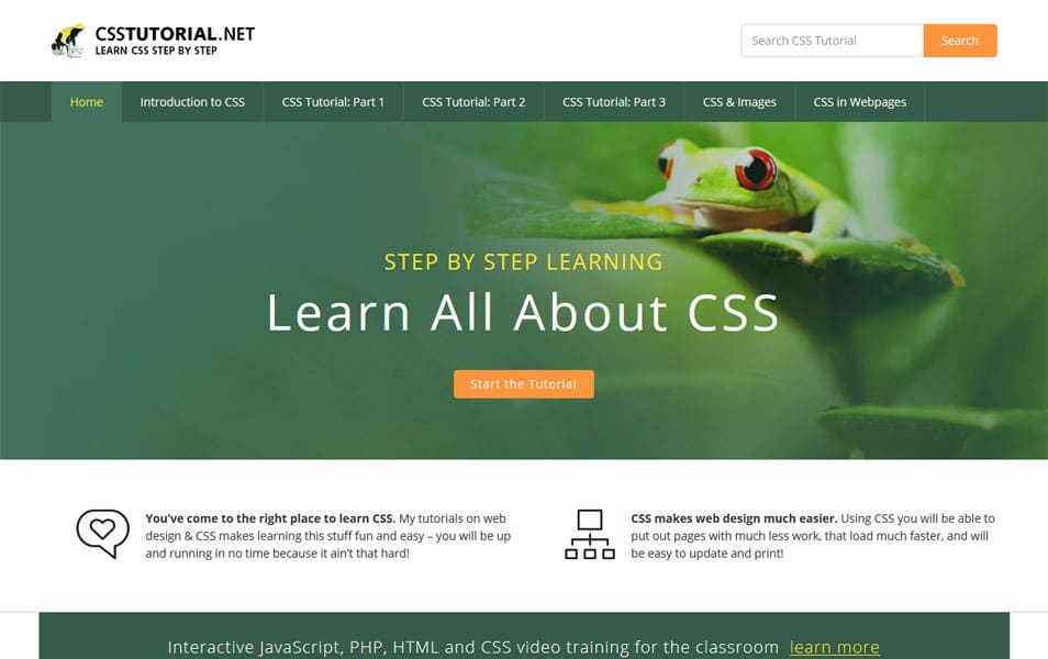 25+ Best Collection of CSS Tutorial Websites 12 CSS Tutorial