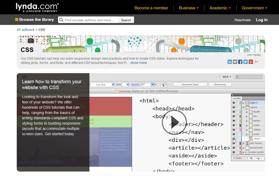 CSS Video Courses and Tutorials | lynda