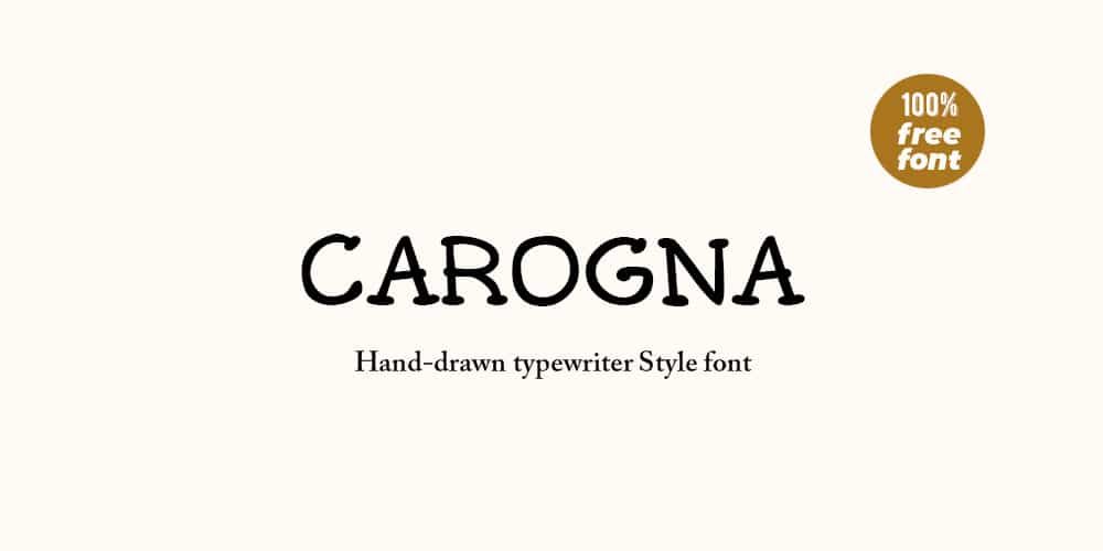 Carogna Font