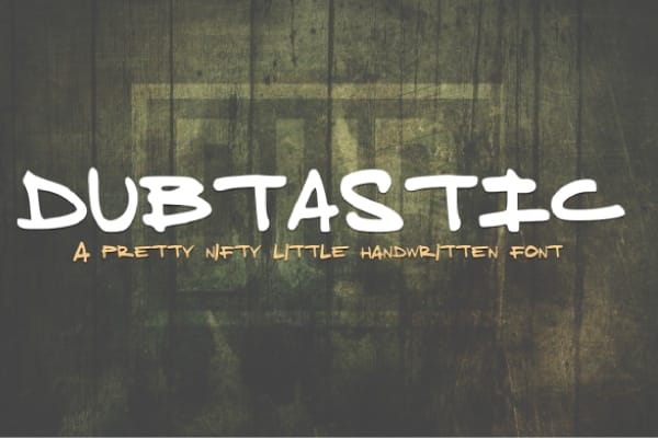 Dubtastic Handwriting Font