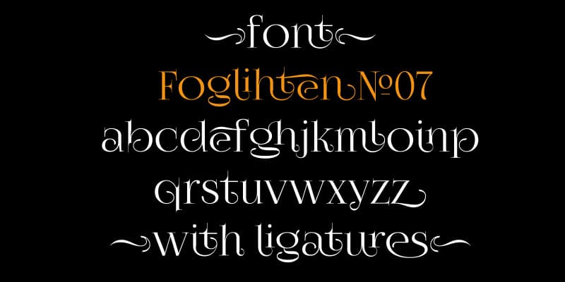 FoglihtenNo07 font 