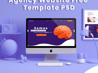 Free Agency Website Templates PSD