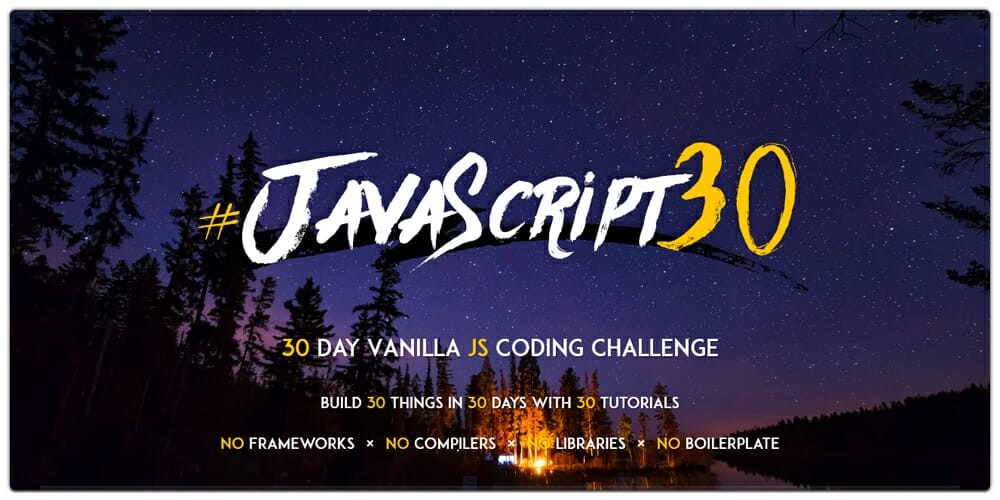 Best Places to Learn Web Development 56 Javascript30