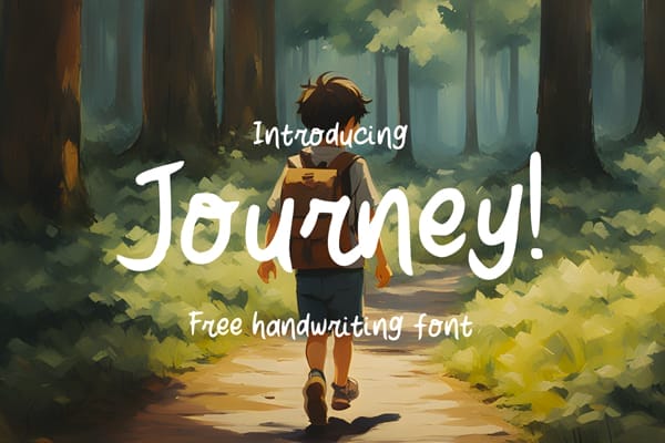 Journey Handwriting Font