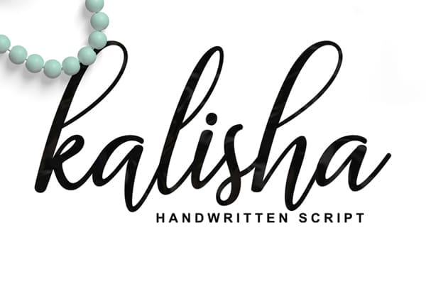 Kalisha Handwritten Script Font