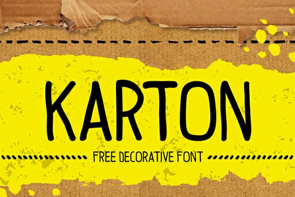 Karton Font