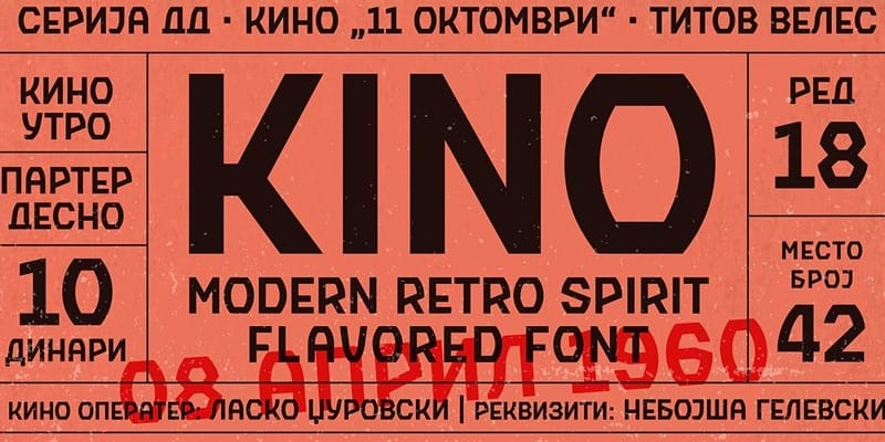 Kino-Font