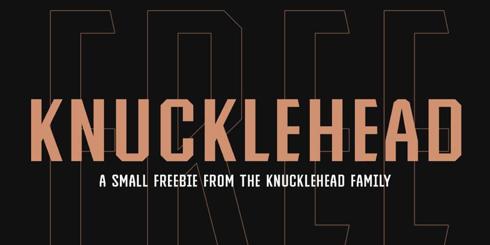 Knucklehead Font