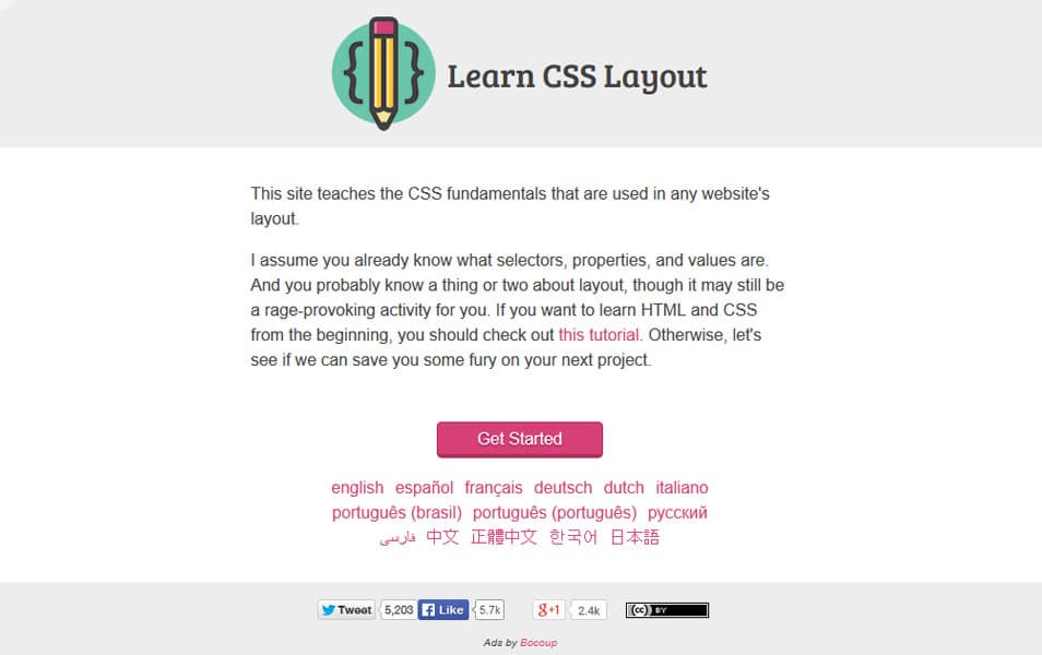 Learn CSS Layout